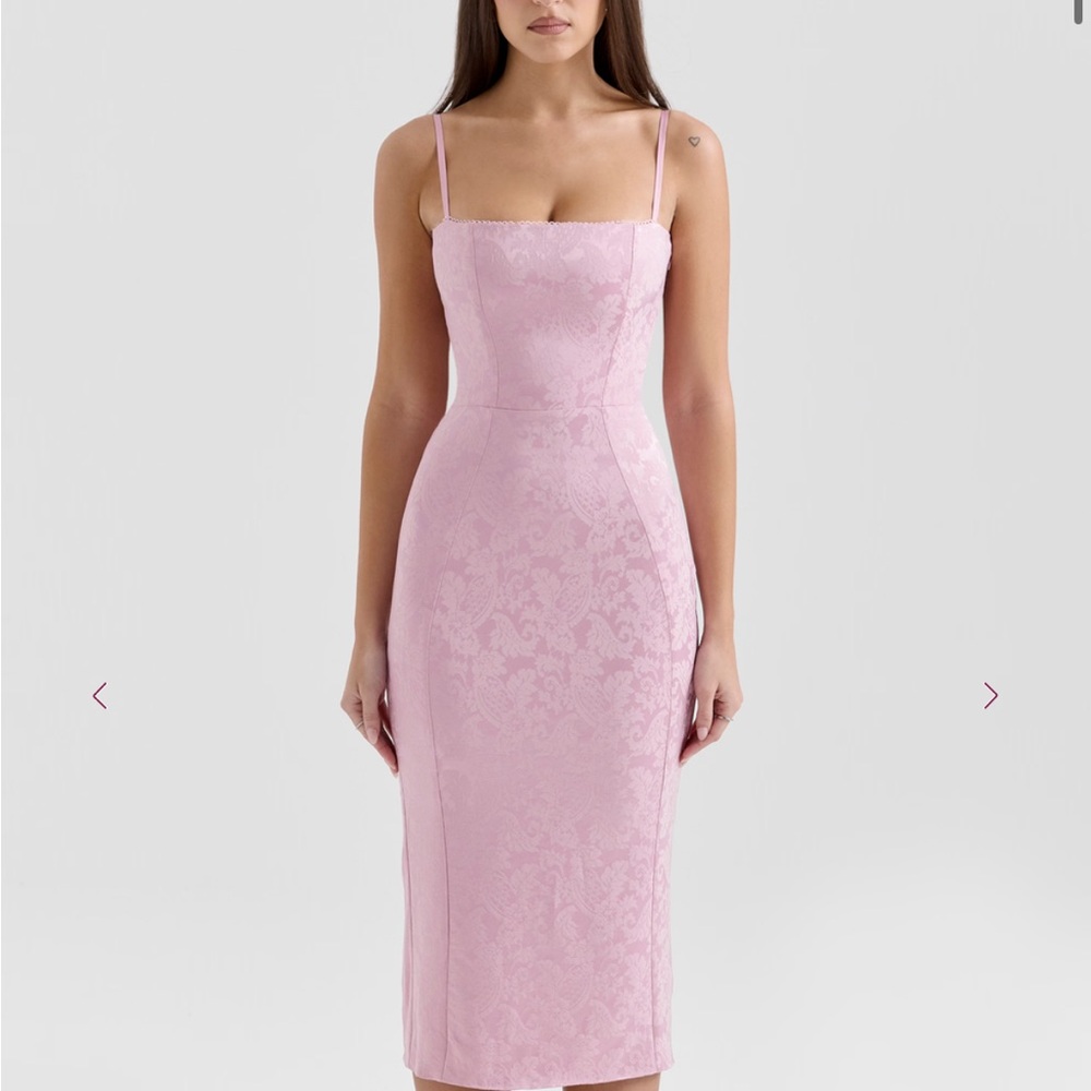 House of CB Blush Pink Midi Dress